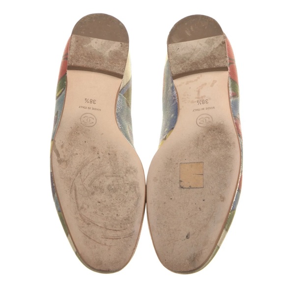 Chanel interlocking metallic loafers - Picture 5 of 5